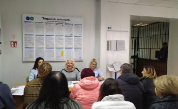 Обговорення актуальних питань під час засіданням «круглого столу» в Лівобережному відділі обслуговування платників Дніпровської ДПІ 