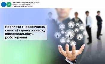 Несплата (несвоєчасна сплата) єдиного внеску:  відповідальність роботодавця 