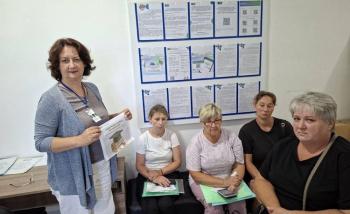 Податківці Нікопольщини провели інформаційну зустріч з платниками податків Томаківки 